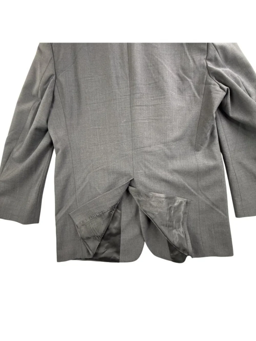 Brooks Brothers Suit Jacket Mens 43L Gray 346 Stretch Wool Sport Coat 2 Button